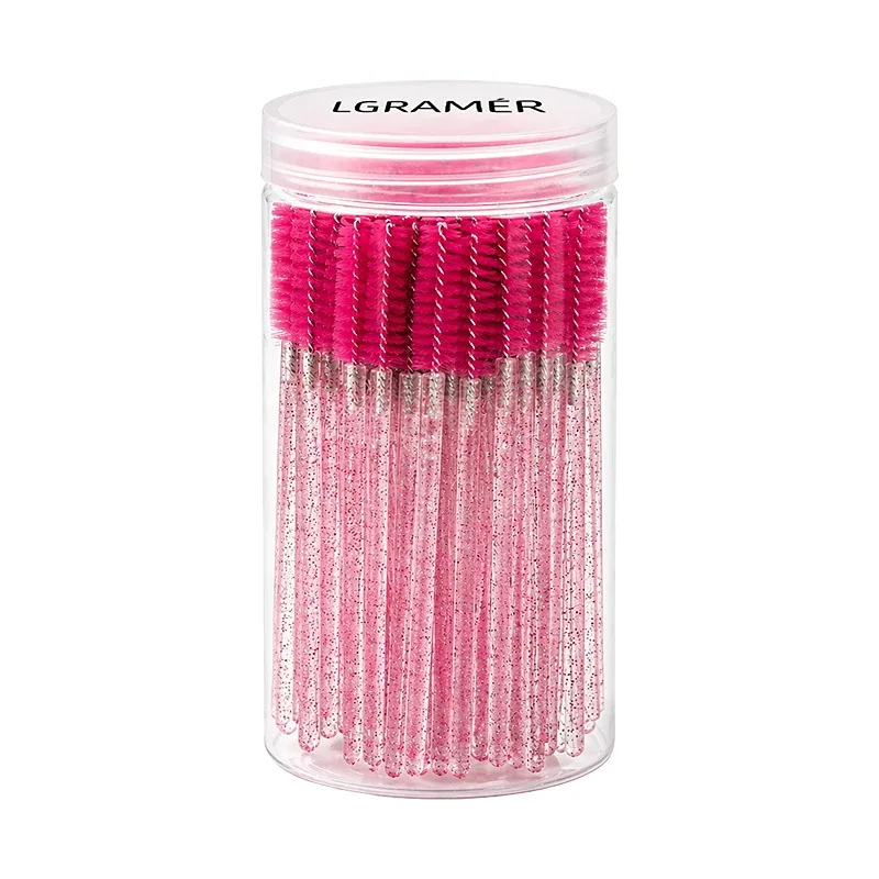 50/100 pcs Eyelash Extension Brush Disposable Eye Lashes Make Up Brushes Mascara Wand Applicator Multiple Colors Makeup Tools