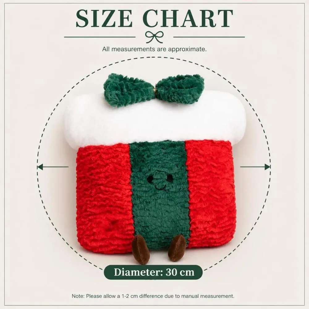 Cute Creative Shape Christmas Pillow Soft Stuffed Comfortable Waist Cushion Seasonal Pattern Tree Pillow Home Decor