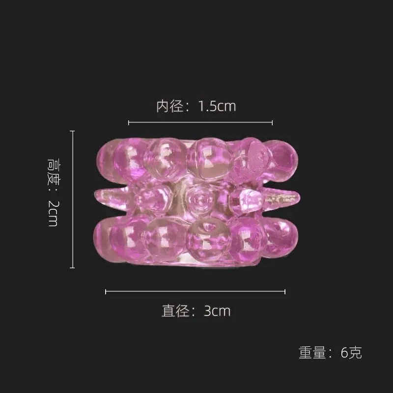 Men's Semen Locking Ring Physical Time-controlling Particle Penis Ring Sex Toy — image 7