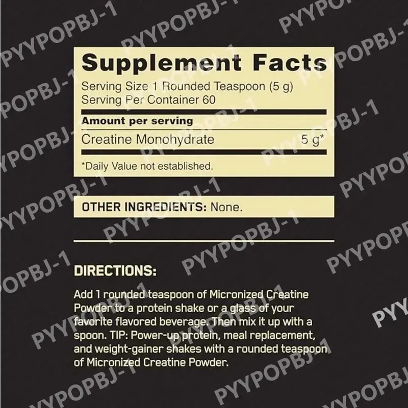 Creatine Monohydrate Powder 300g Support Strength Muscle Performance Sports Beverages Usee Support Fitness Nutrition Support