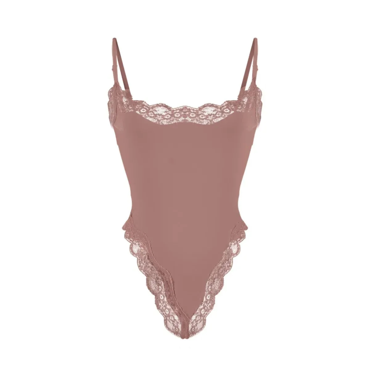 Lace Camisole Bodysuit Women Solid Sleeveless Backless Body Shaper Jumpsuit One Piece Sexy Slim Bodycon Rompers Summer Tank Tops