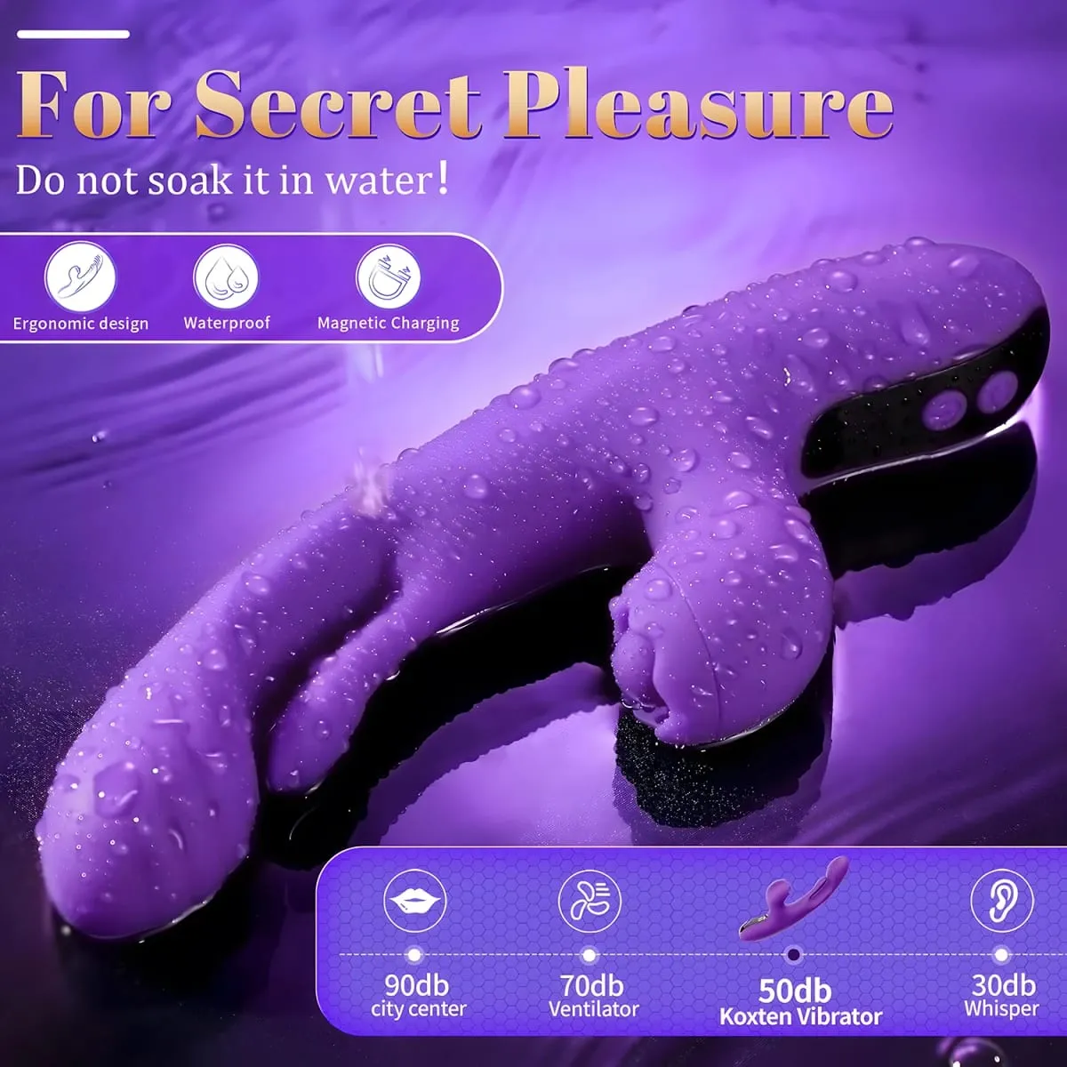 Vibromasseur vaginal 3 en 1 pour femmes, contrôle par application, lapin, tapotement, battement, langue remue, masturbateur point G, jouets sexuels pour adultes