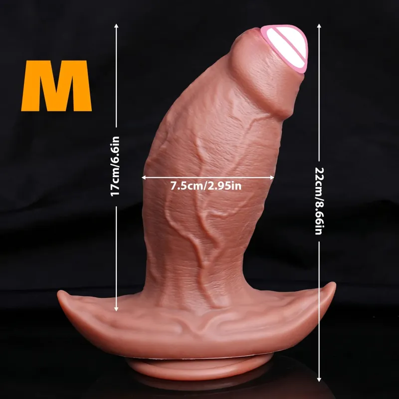 Peau de chair réaliste doux épais gros gode Double Silicone petit pénis femme homme Anal jouet sexuel ventouse bite masturbateurs coq