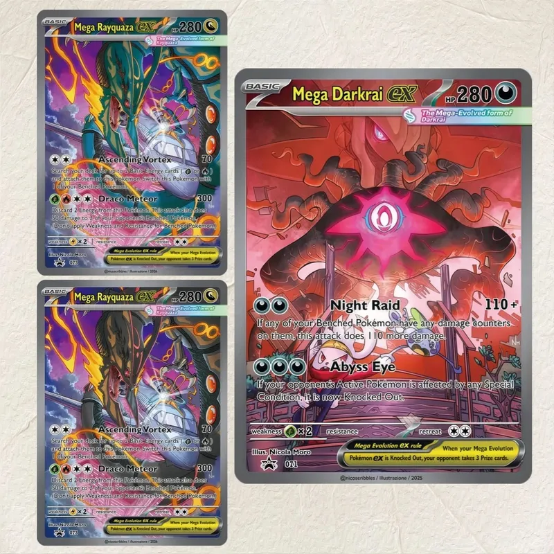 DIY Espeon Umbreon ex 2Pcs Foil Texture Cards English Version Collectible Grade Premium Anime TCG Collection Cards — image 4