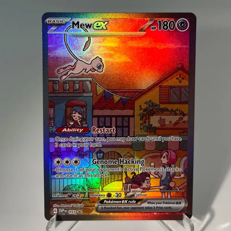 Scarlet & Violet Promos PKM Cards PTCG5-B Rainbow Charmander Paradise Resort Mew Rare Collection Battle Toys Gifts for Hobbies — image 9