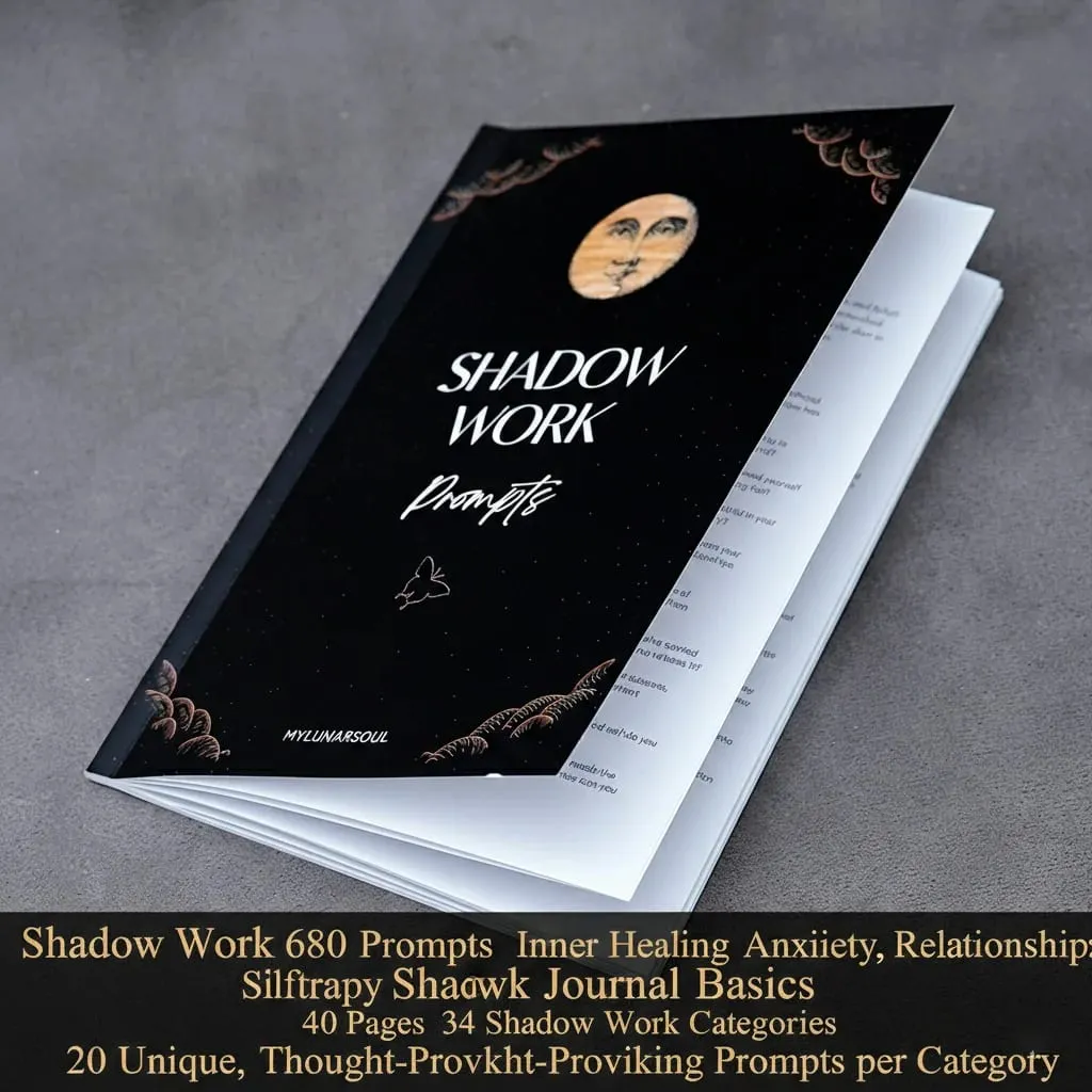 77 Pages Witchcraft Grimoire Pages Book of Shadows Kit with Moon Phases Herbal Lore Spells Gothic Dark Academia Witch Journal
