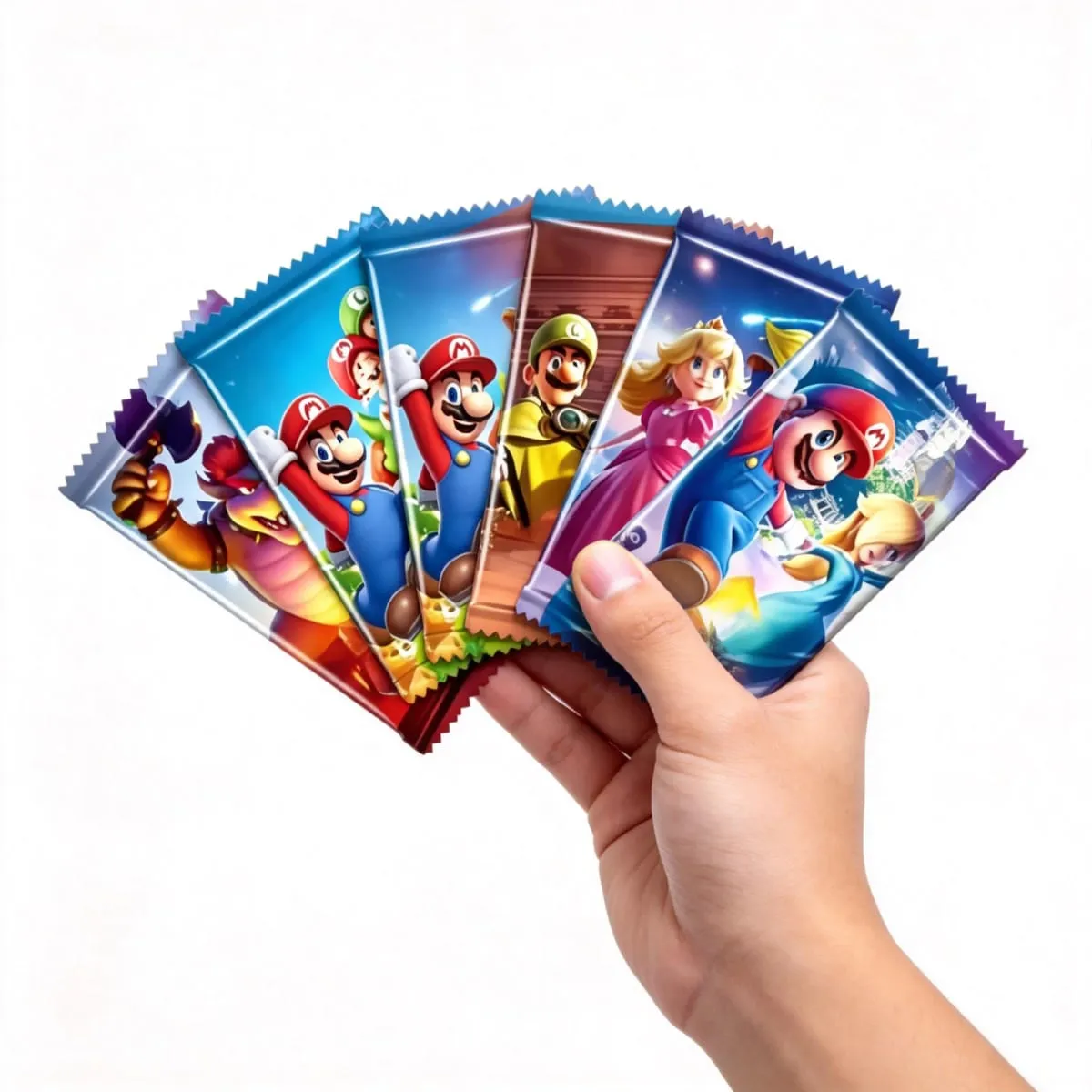 New 36pcs Mario Bros Game Cards Super Mario Trading Card Collection Action Figure English Booster Pack Battle Toy Gift — image 6