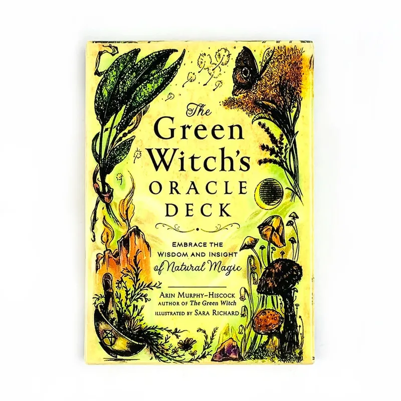 The Green Witch's Oracle Deck Embrace the Wisdom and Insight of Natural Magic Green Witch Witchcraft Series Tarot Cards