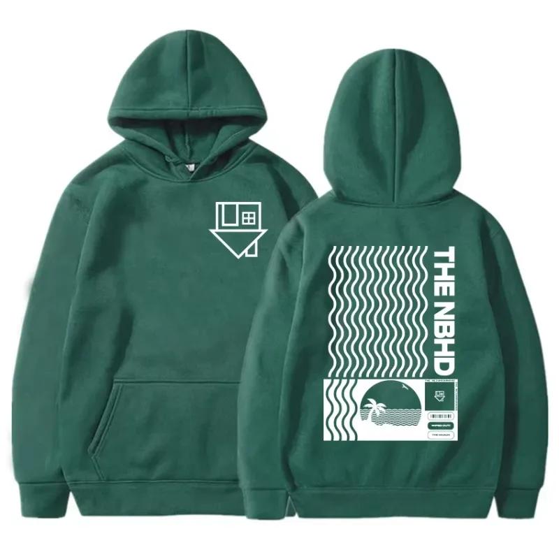 Album Wiped Out Printing Hoodies NBHD The Neighbourhood Band Sweatshirts LongSleeve Hooded Pullovers environmental protection