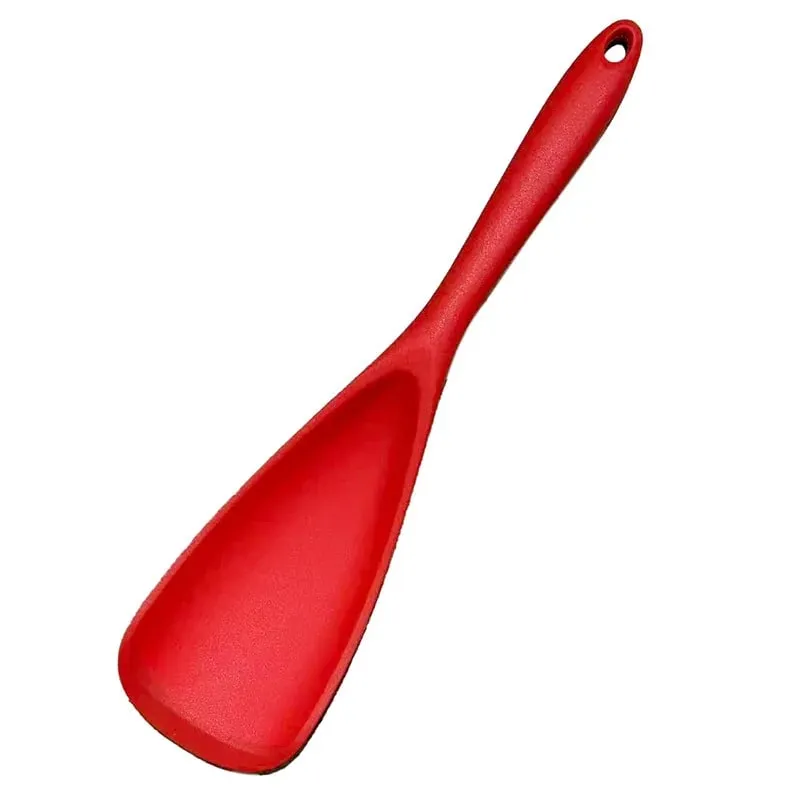 All-in-one silicone duckbill spatula heat-resistant cooking spoon salad server ice scoop and multi-functional spatula