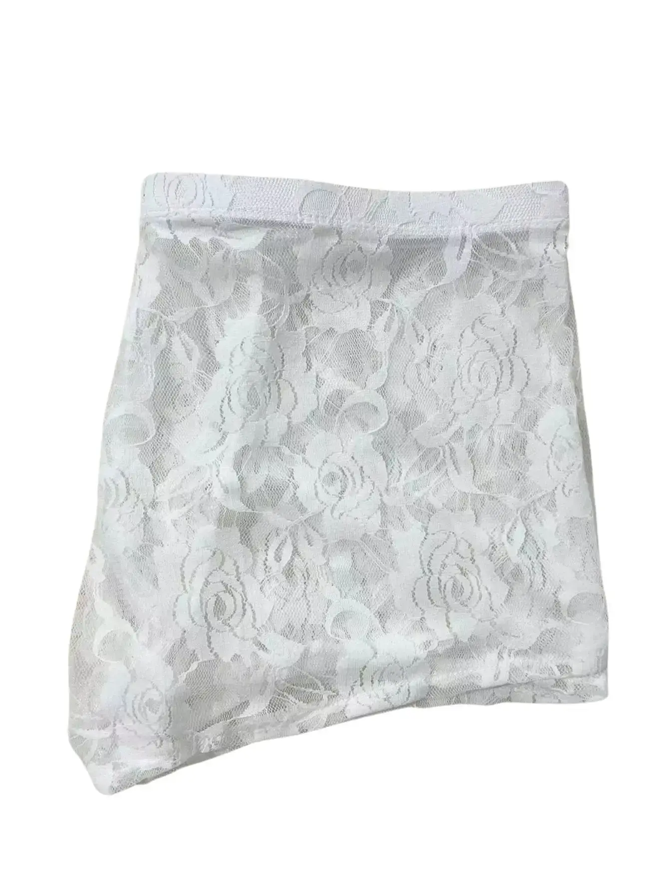1Pc Men's Fashion New Design Sexy Lace Embroidery, High Elasticity Transparent Lace Flat Corner Underwear, Sexy, Ice Silk 3256811662670417