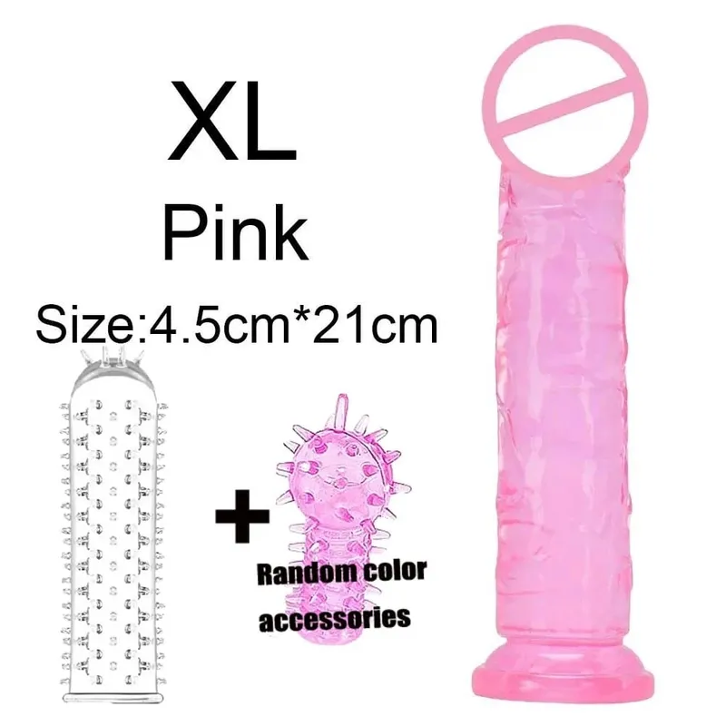 ราคาถูกสุดนุ่มสมจริงผู้หญิงเร้าอารมณ์ Anal Big Dildo ดูดถ้วย Jelly Dick เพศของเล่น Soft Clitori ช่องคลอด Masturbators อวัยวะเพศชาย