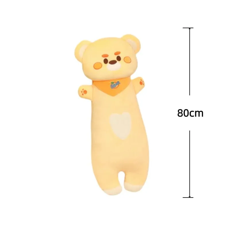 Aninimal Plush Pillow 60/80cm Rabbit Pig Bear Stuffed Cushion Kawaii Home Decor Toys Accompany Sleep Toy Birthday Surprise Gift