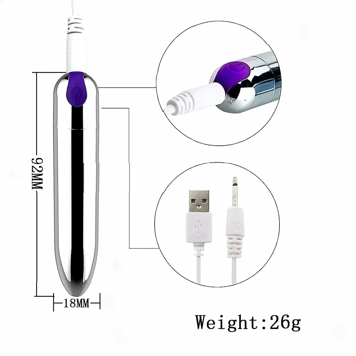 New Jump Egg Usb Charging Wireless Strong Shock Mini Bullet Head Sex Toys For Woman Adult 18+ Strong Vibration Vibrator — image 2