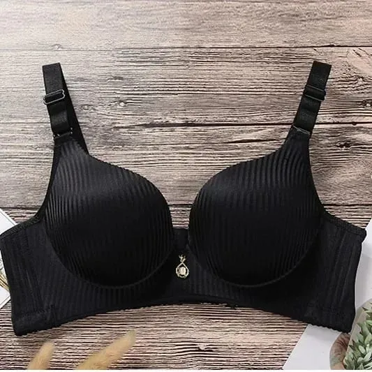 Women's Push Up Bra Set 8CM Super Thick Padded Lingerie with Adjustable Straps Comfortable Supportive