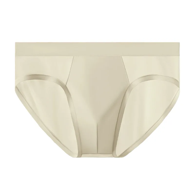 Men Ice Silk Seamless T-Back Mesh Sheer Brief Underwear Ultra-Thin Lingerie Mid Rise Calcinha Cool Extreme Men's Panties Classic