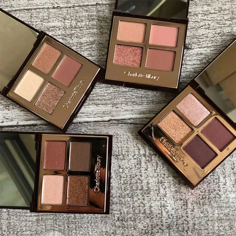 Charlotte Tilbury 品牌彩妝 4 色眼影盤 5.2g Pillow Talk Nature 易上色粉底眼影化妝品