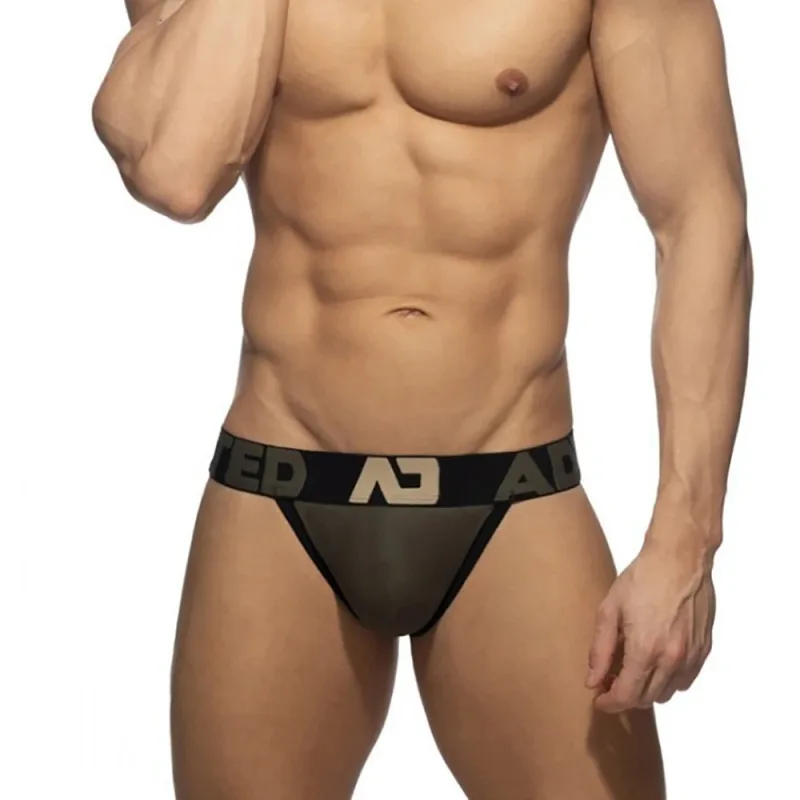 Sous-vêtements pour hommes, slips respirants simples avec dos creux en trois dimensions, pantalons de marque, taille basse, sous-vêtements confortables en coton — image 4
