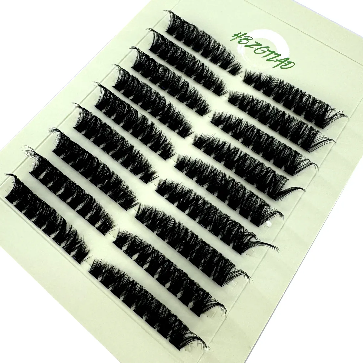 9-row fluffy curly eyelash bundle extension line 60D/80D left/right cat eye eyelash extension line can be reused