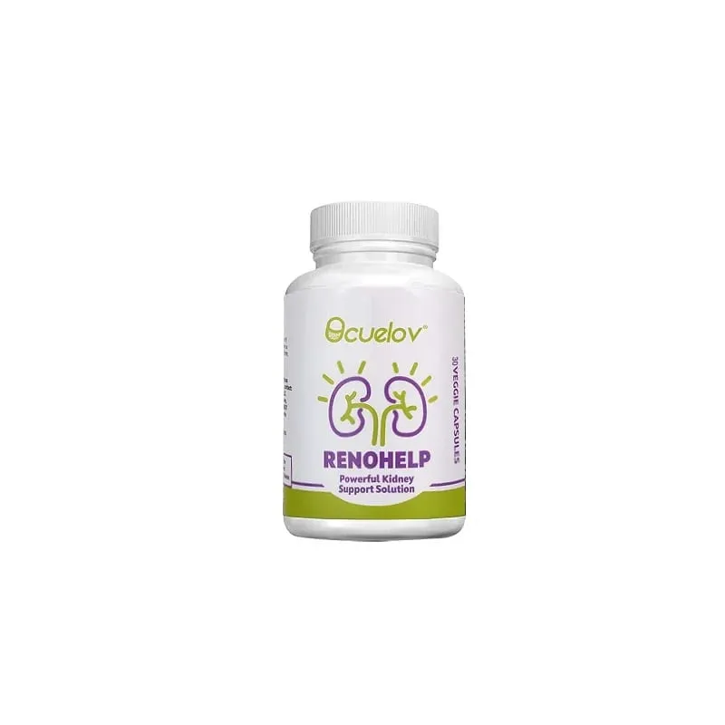 Poderoso suplemento natural de suporte renal para função renal saudável, suporte para saúde do trato urinário, vegano e sem glúten