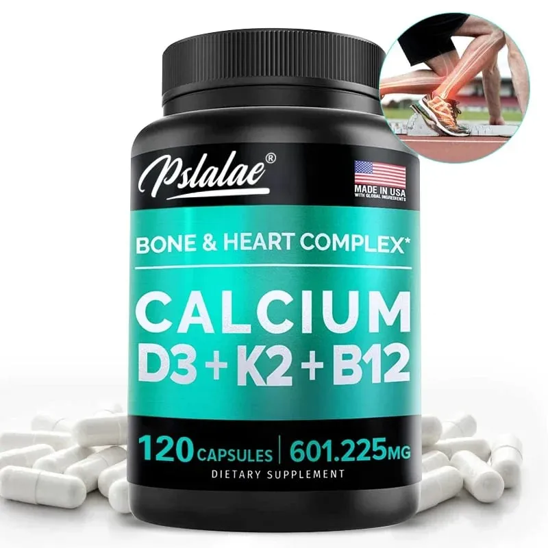 4-i-1-calciumtilskud til kvinder og mænd Knogle- og hjertekompleks med vitamin D3 K2-calciumtilskud + vitamincalcium