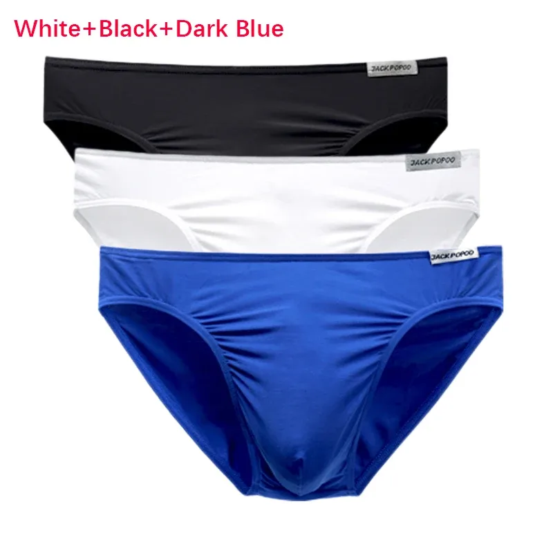3PCS/Lot Men's Underwear Modal High Quality Soft Briefs Breathable Comfortable Youth Underpants Male Sexy U Bulge Pouch Panties — image 47