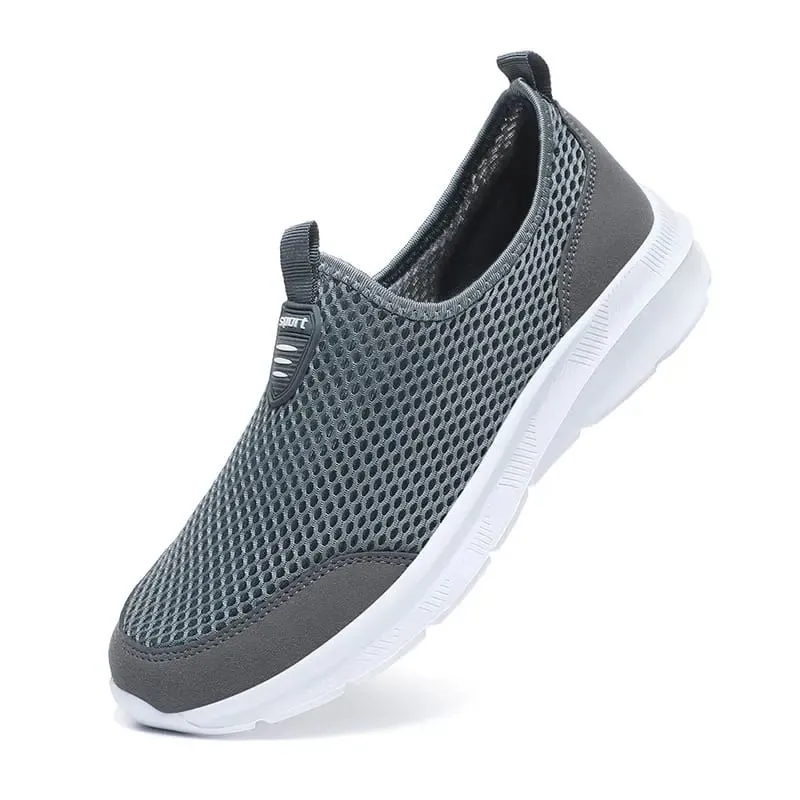 Men's Sneakers Breathable Mesh Men Casual Shoes Outdoor Non-Slip Big Size Loafers Walking Lightweight Male Tennis shoes