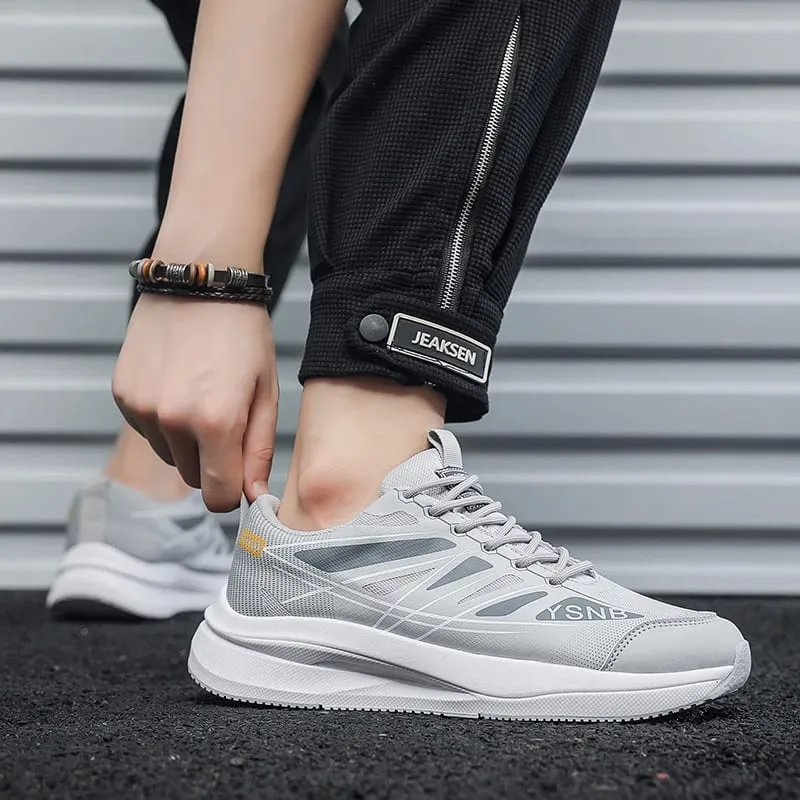 Men Minimalist Mesh Casual Sneakers Flexible Outsole Shock Absorb Footbed Short Distance Outdoor Footwear
