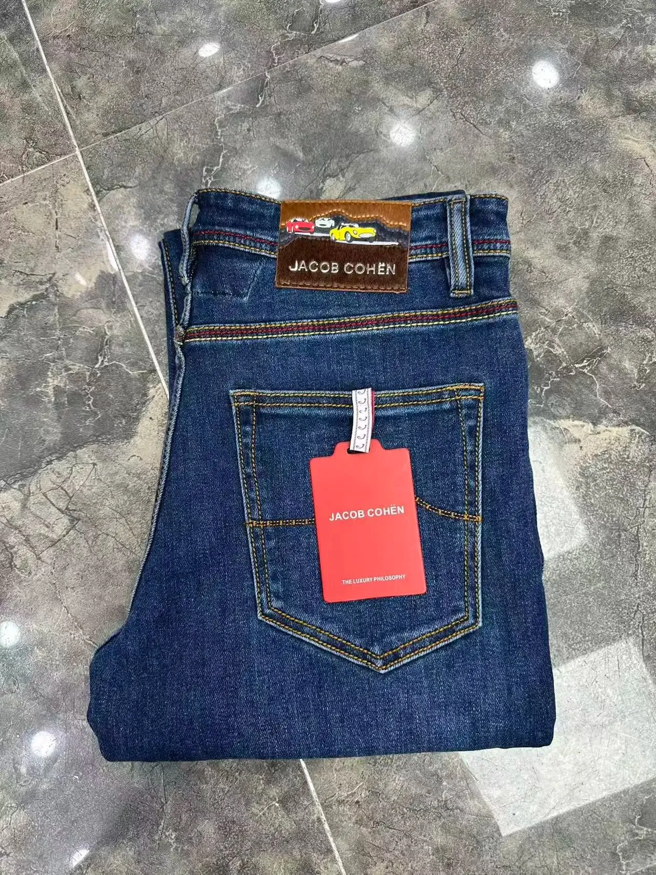 Jeans Thick Cotton Men 2026 Autumn Winter new elasticity comfortable business quality straight Big size 29-40 long Pants — image 2