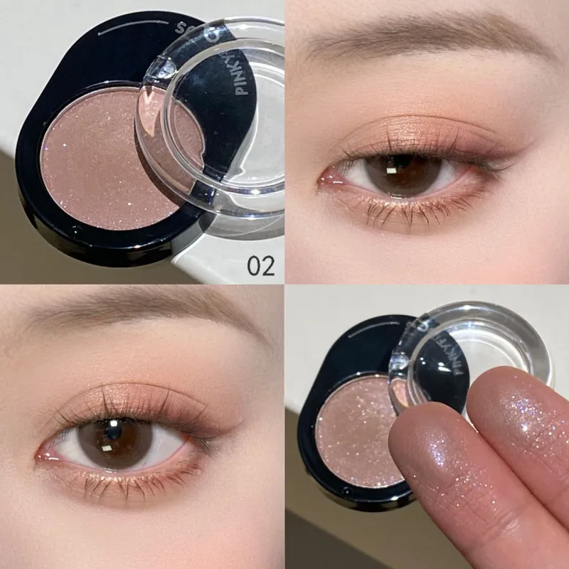 12 Colors Diamond Shining Eyeshadow Cosmetics Long Lasting Silky Easy To Color Pearl Light Brightening Eye Shadow Makeup Palette