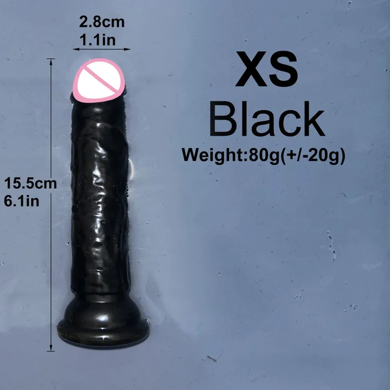 Goedkope 5 Kleuren Kleine Transparante Dildo Zuignap Jelly Lul Vrouwen Erotische Anale Seksspeeltjes Zachte Clitori Vaginale Masturbators Penis — image 27