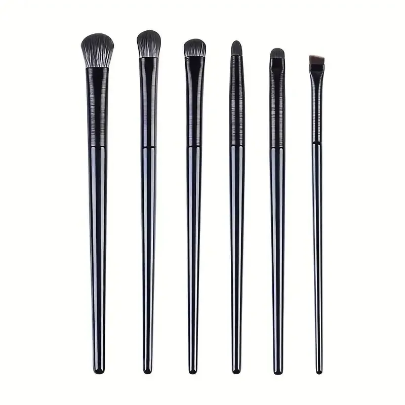 Set Berus Mekap Biru 12Pcs Berus Bedak Asas Profesional Blending Blush Blush Concealer Berus Bulu Gentian Sintetik — image 12