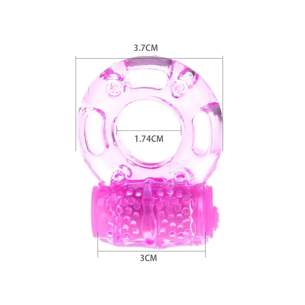 Vibrating Clitoral Stimulator Strong Penis Erect Cock Ring Cage Erection Enhance Sex Ability Product Sex Toys For Men Couple
