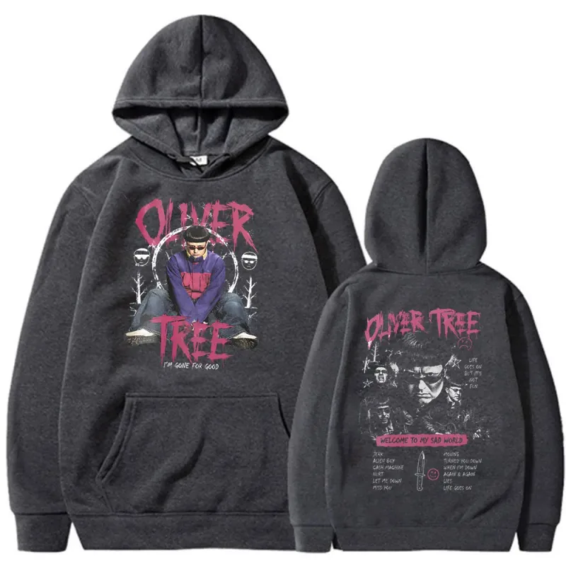 Oliver Tree Trùm Đầu Cuộc Sống Đi Vào 1993-2026 Người Hâm Mộ Tặng Áo Chui Đầu Nam Quần Áo Thời Trang Hip Hop Quá Khổ Áo Có Mũ Trùm Đầu