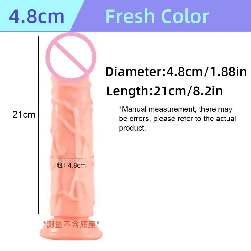 Realistic Silicone Dildo with Suction Cup G-Spot Anal Dildos Strapon Dick Butt Plug Masturbat Adult Sex Toys for Man Women