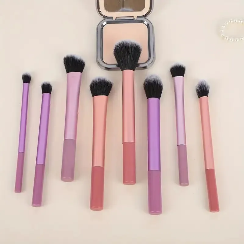 5pcs Makeup Brush Kit Soft Synthetic Hair Make Up Brushes Foundation Blush Eyeshadow Cosmetic Makeup Tools