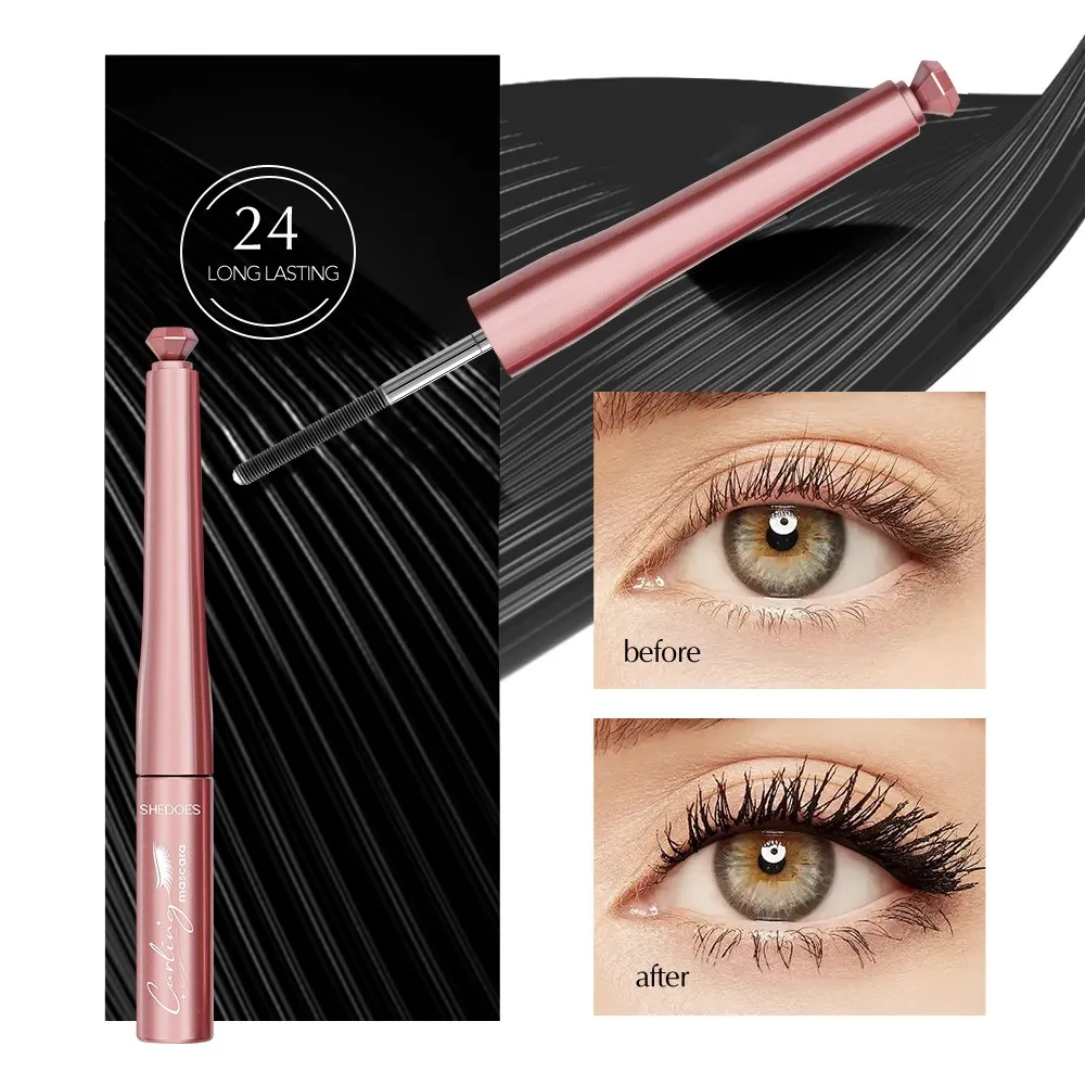 Black Mascara Volumizing & Curling Long-Lasting & Naturally Lengthening Quick-Drying and Clump-Resistant-Ideal for Daily Makeup