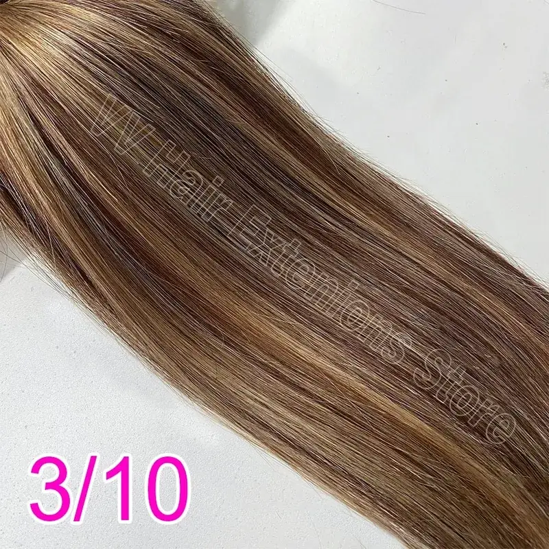 Full Shine Tape In 100% Remy Human Hair Straight Double Sided Blonde Comfortable Silky Natural Tape Ins For Women