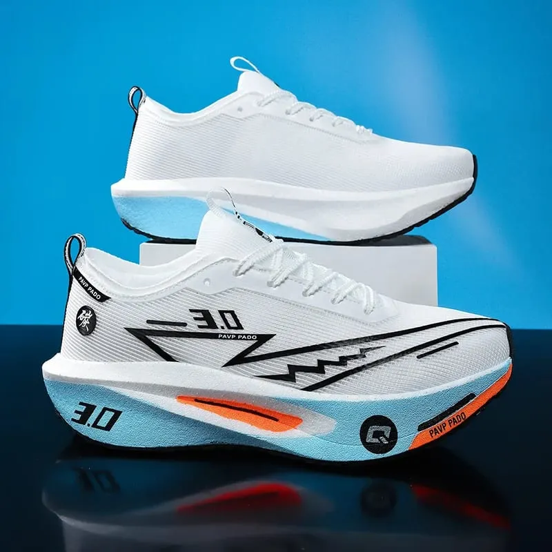 Running Shoes Men Carbon Board MarathonSpeciality Sports Breathable Lightweight Women's Comfortable Athletic Nonskid Sneakers