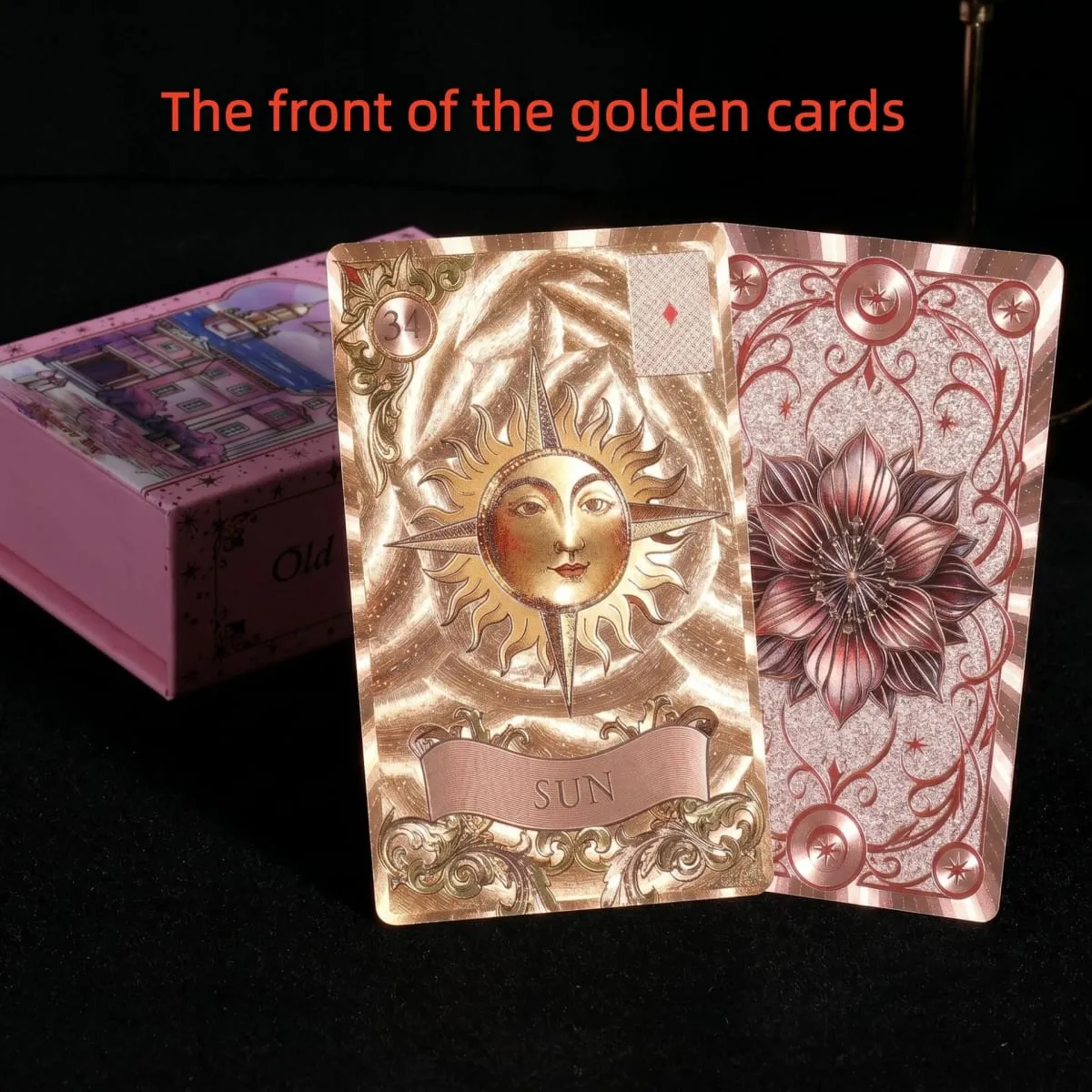 12*7cm Old Style Lenormand Oracle Cards PVC zlatá fólie Věštecký balíček pro začátečníky a profesionály ve starém stylu — image 7