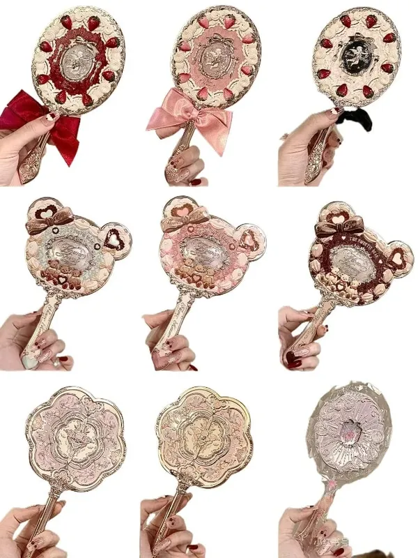 Flower Knows Ruční make-up Mirror Air Cushion Comb All Series Relief Pattern Limited Color Makeup Tool Kit — image 3