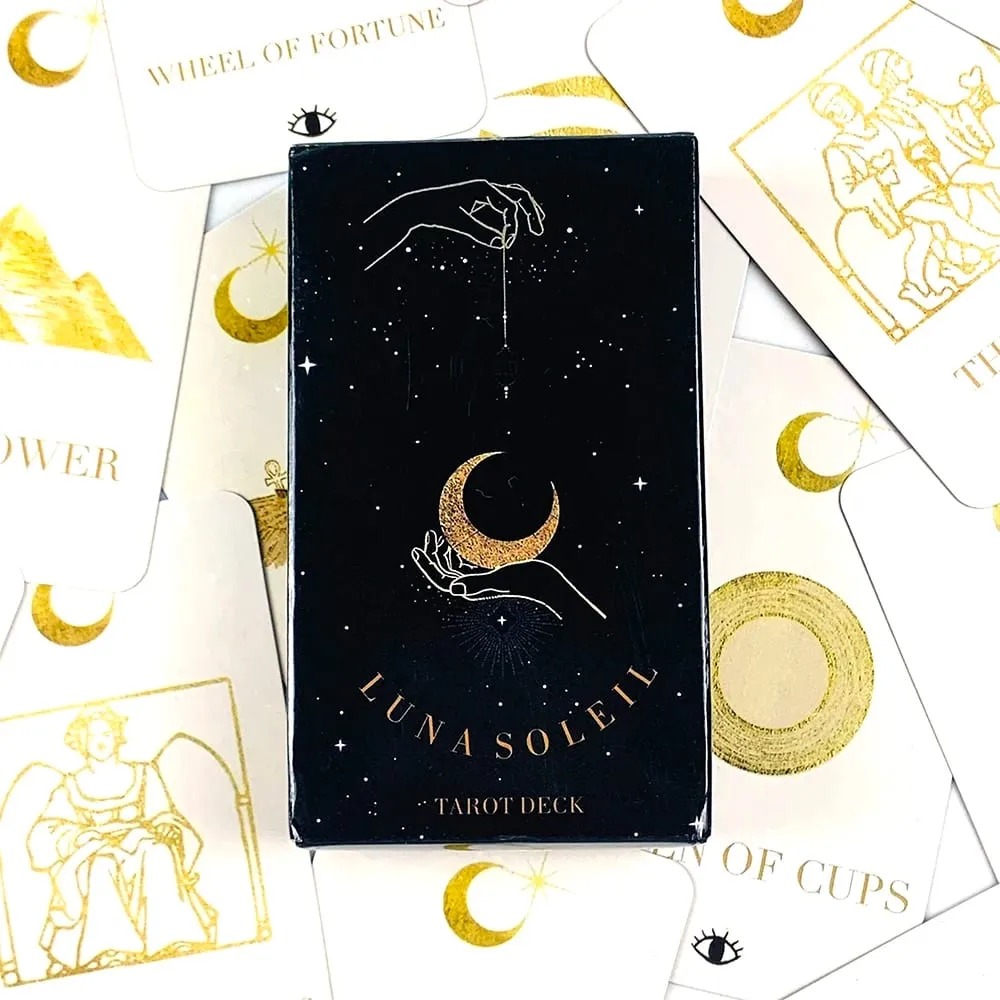 Luna Soleil Tarot Deck Starry Dreams Celestial Astrology Witchy Cards Great For Divination Meditation & Party Games