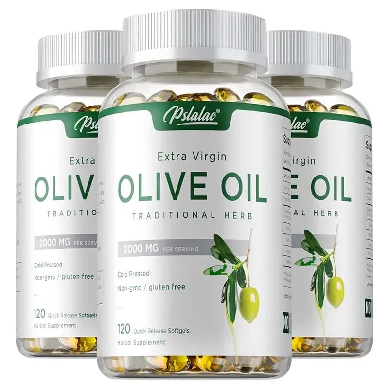 Olive Oil Supplement - Supports Brain Skin and Heart Health Antioxidant Reduces Wrinkles Promotes Cell Repair Boost Vitality