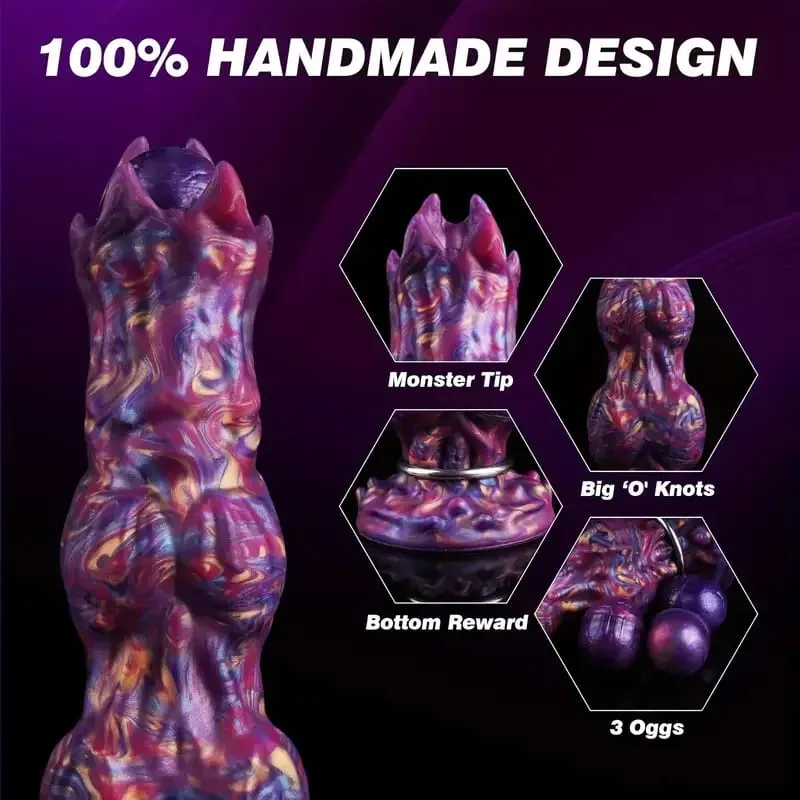 Inflatable Ovipositor Fantasy Laying Eggs Anal Plug Alien Dildo Penis Female Masturbator Vaginal Ball Sex Toys For Adult — image 4