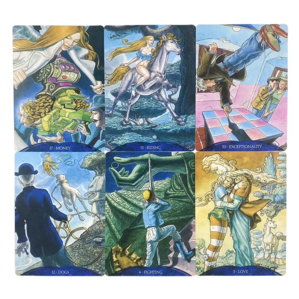 Dream Interpretation Oracle Cards 39 Full Colour Cards Pdf Instructions Paperback Tarot Card Game