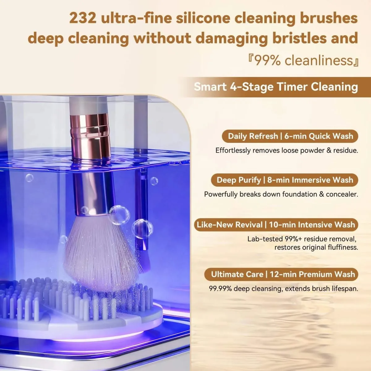 5 IN 1 Electric Makeup Brush Cleaner Machine With Makeup Brush Dryer Mulitfunctional Automatic Cosmetic Brushes Cleaner Tool — image 3
