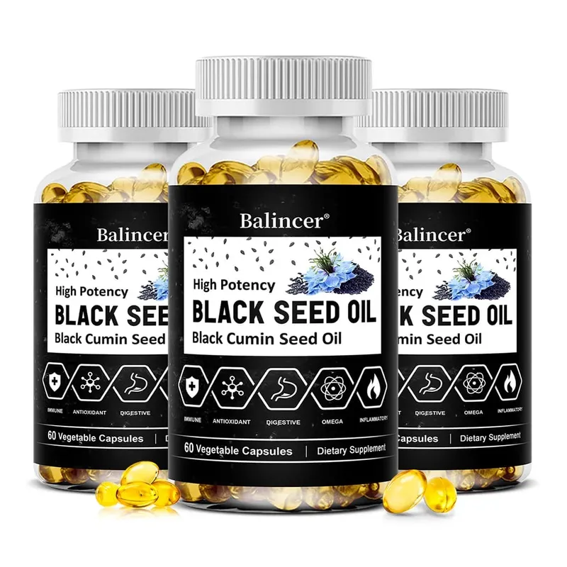 Organic Black Cumin Seed Oil Capsules 500mg Supports Immunity Joint Hair & Skin Health Joint Flexibility & Digestion — image 11