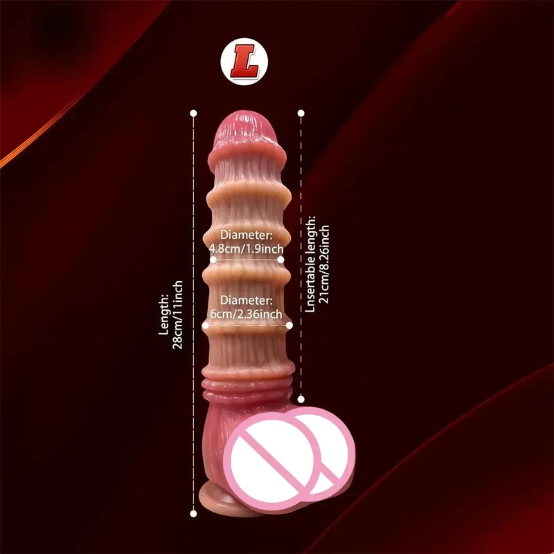 Knot Dildo Silicone Penis G-spot Stimulation Monster Dildo Anal Plug for Women Dragon Dildos Prostate Massager Female Sex Toys