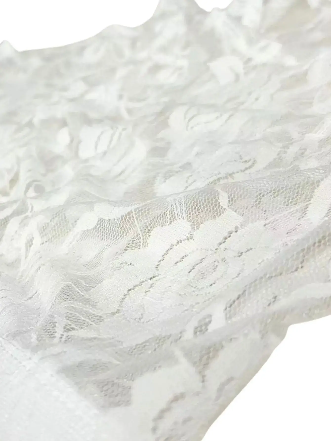 1Pc Men's Fashion New Design Sexy Lace Embroidery, High Elasticity Transparent Lace Flat Corner Underwear, Sexy, Ice Silk 3256811662670417