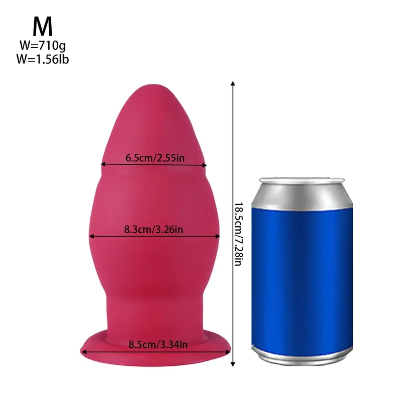 Big Silicone Anal Plug Oversize Dragon Egg Anal Expansion Butt Plug Masturbator Male and Female Erotic Sex Toys